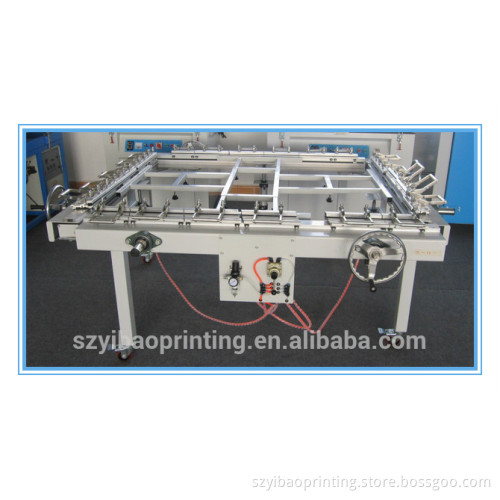 silk mesh screen printing stretching machine prices for screen fram